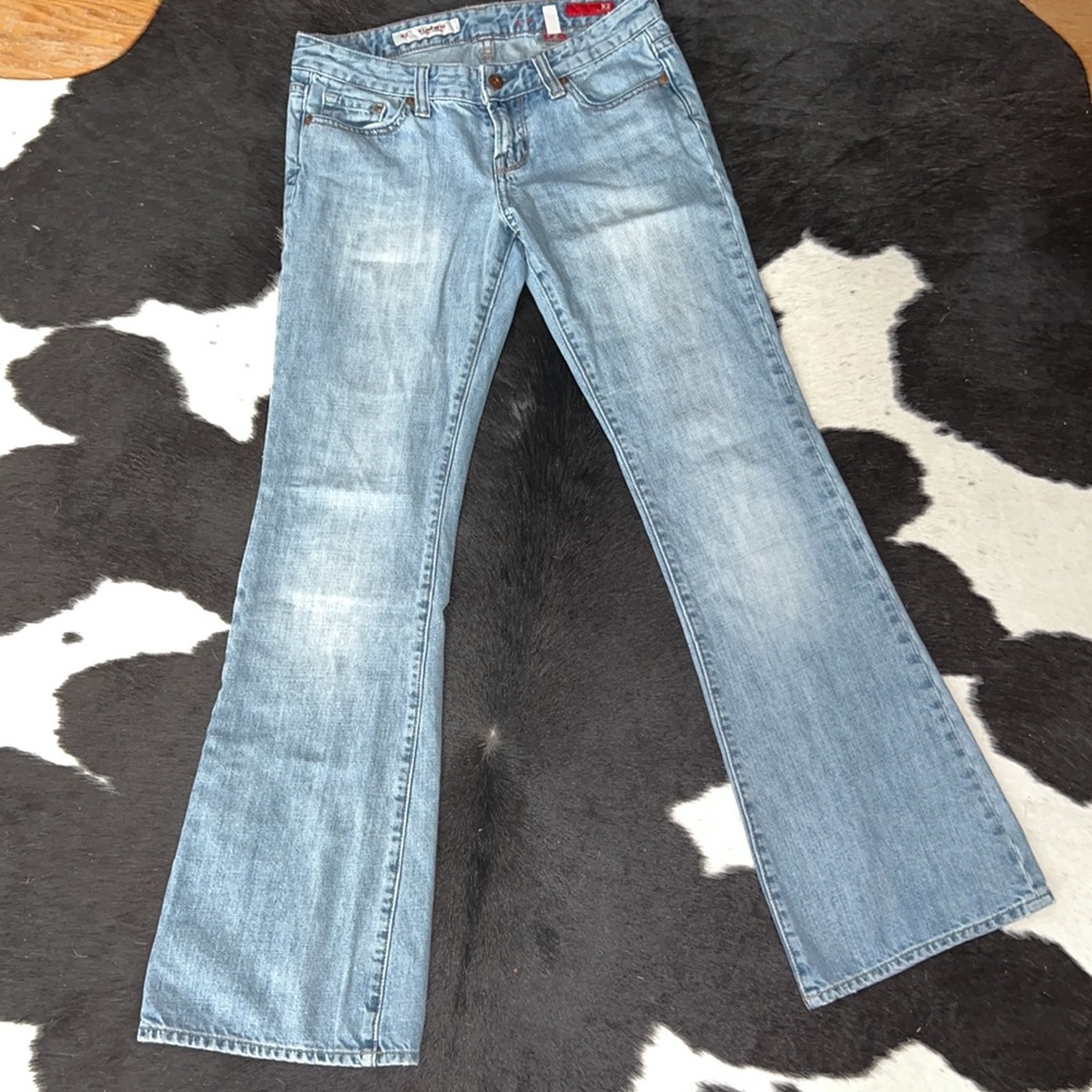 Vintage Y2K Low Rise Flare Jeans by x2 size 2 regular - Picture 14 of 14